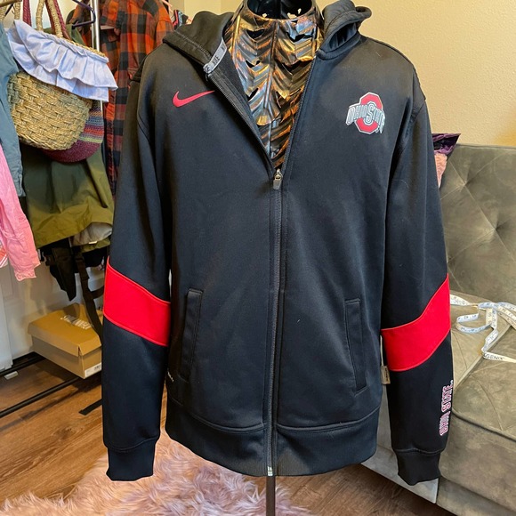 Nike Tops - Nike Official Ohio State Therma-Fit Zip Up Hoodie
